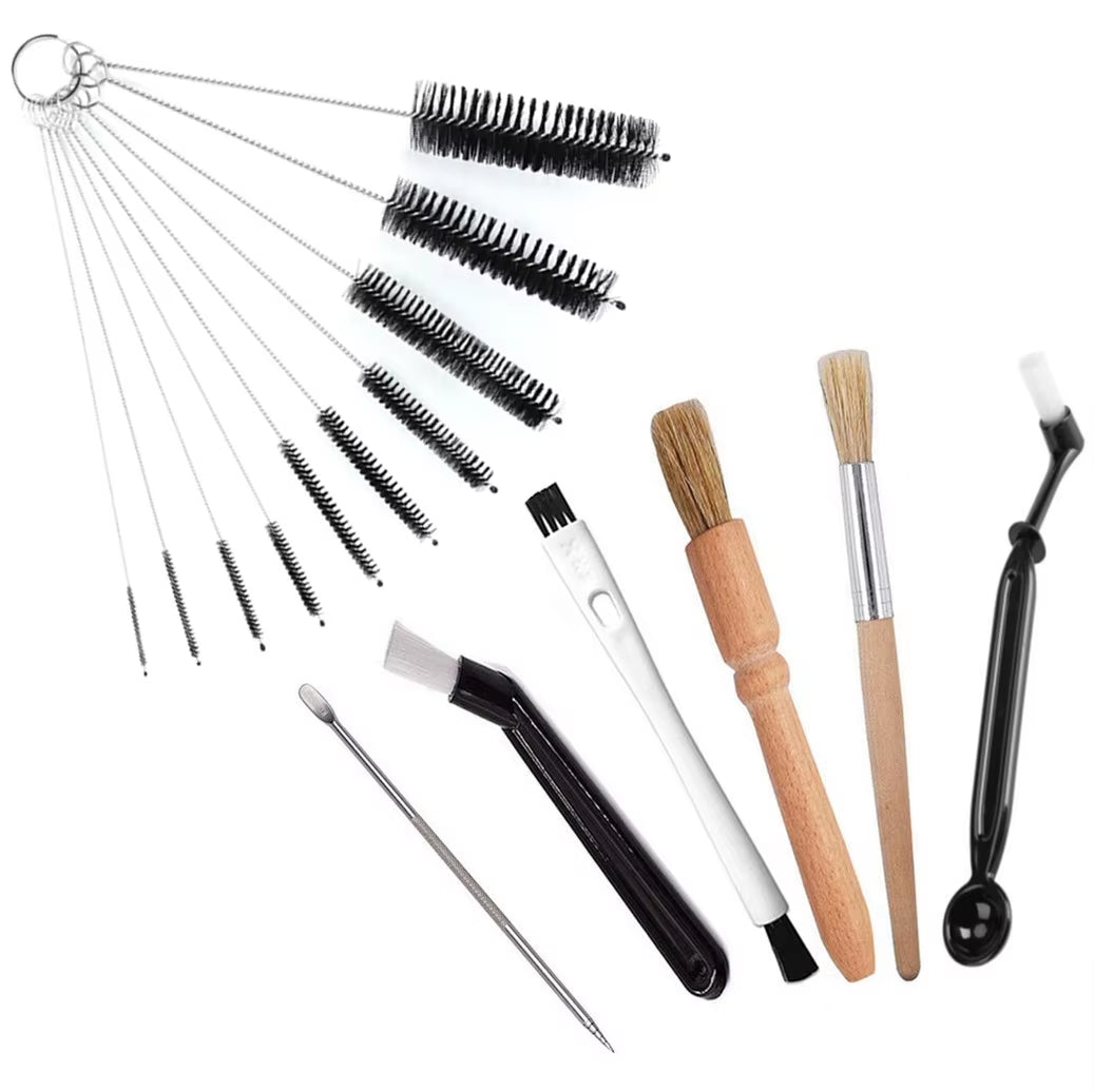 Multifunctional Coffee Machine Cleaning Brush Set for Professional Use in Coffee Shops