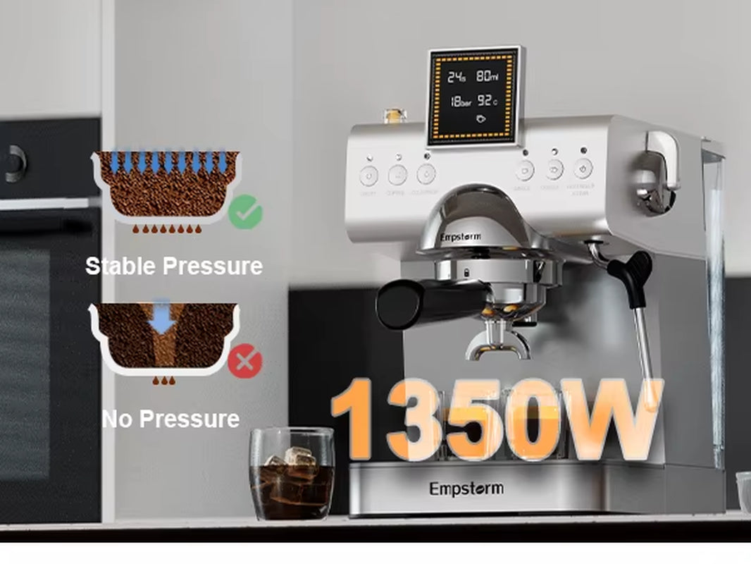 CB2 Aluminum Electric Semi-Automatic Cold Brew Espresso Coffee Maker with Temperature Control for Portable Hotel Use