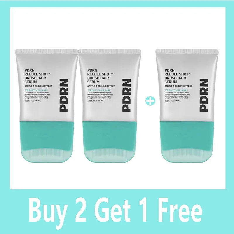Pdrn Reedle Shot Brush Hair Serum - Nourishing and Strengthening Essence for Daily Scalp Care and Enhanced Scalp Health