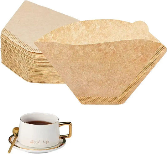 #4 Cone Coffee Filters - Natural White, V02 Size for Bulk Brewing