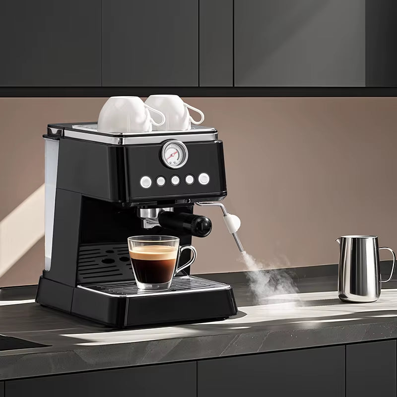 Hot OEM Professional Espresso Machine Home/Commercial Coffee Maker Cappuccino with Steam Wand