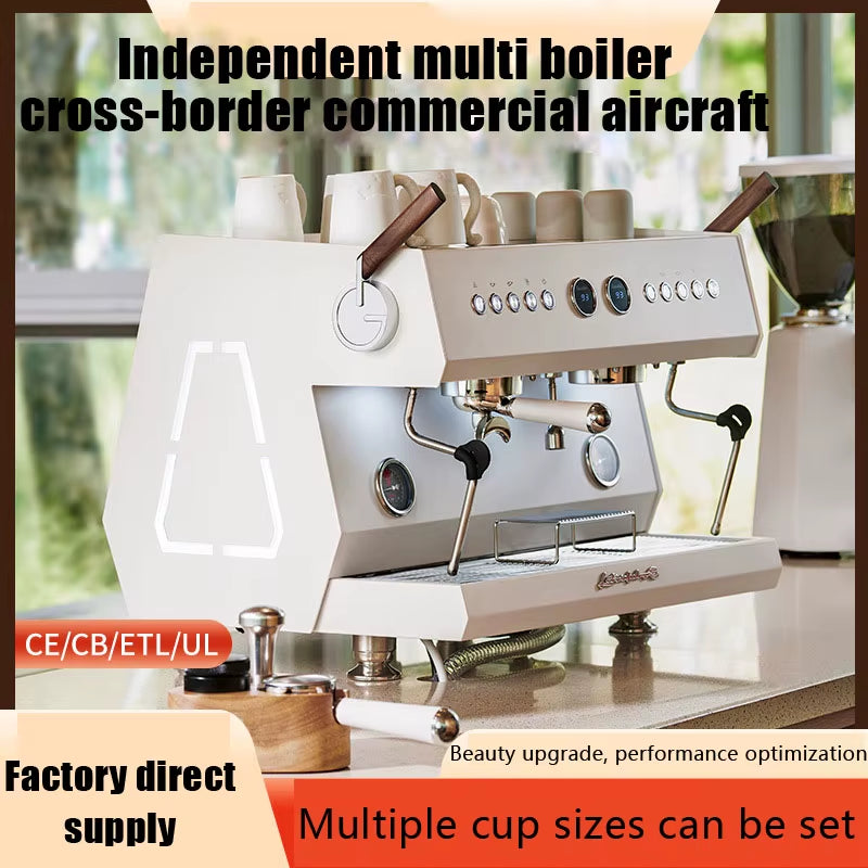Premium Commercial Espresso Coffee Machine with Smart Automatic Boiler for Professional Use