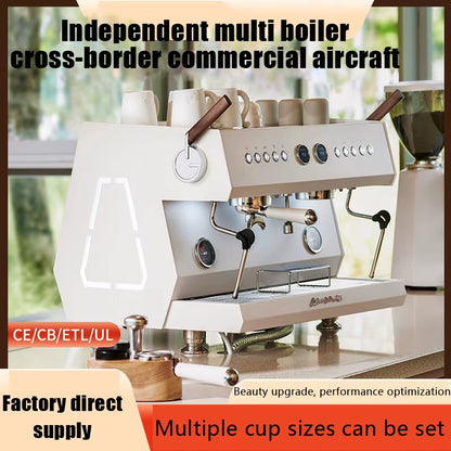Premium Commercial Espresso Coffee Machine with Smart Automatic Boiler for Professional Use