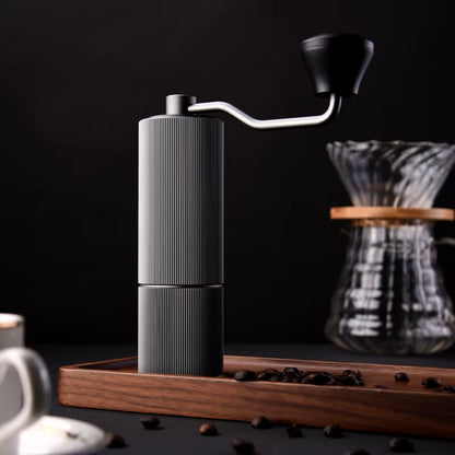 Portable Manual Coffee Grinder Stainless Steel/Ceramic Burr 30+ Settings for Pour Over/Moka Pot for Hotel Car Home Outdoor Use