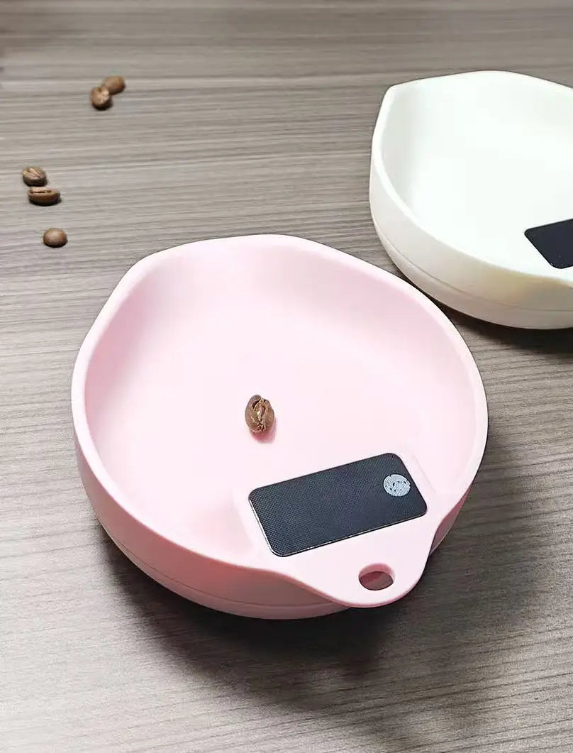 Precision Electronic Coffee Scale with 0.1G Accuracy for Espresso and Bean Measurement - Featuring ABS Display Tray and Essential Barista Accessory