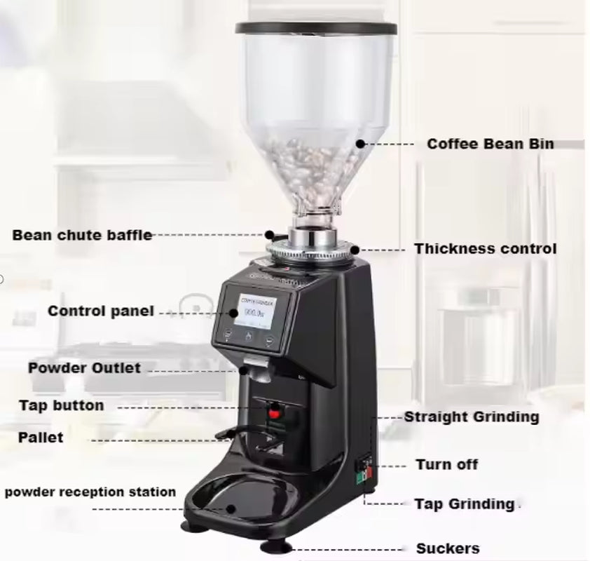 Fengda-022 Electric Coffee Bean Grinding Machine Hot Sale Commercial Use Espresso Coffee Grinder for Coffee Shops