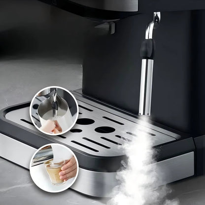 Italian Household Stainless Steel Semi-Automatic Espresso Machine American British European Standard High-Pressure Coffee