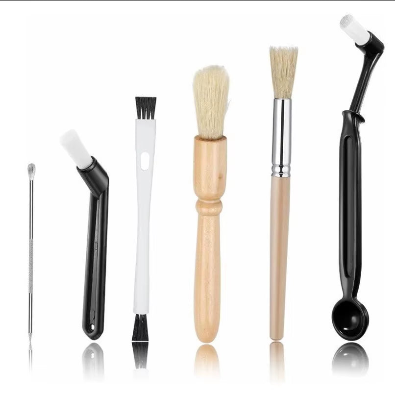 Multifunctional Coffee Machine Cleaning Brush Set for Professional Use in Coffee Shops