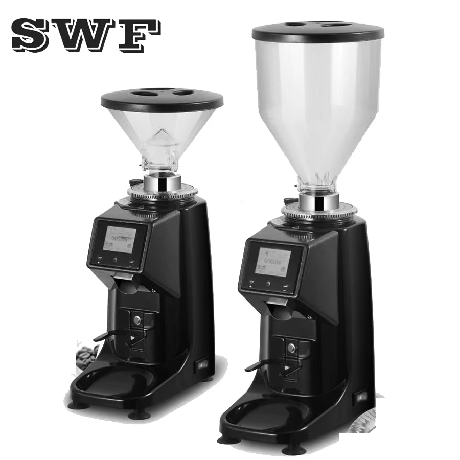Commercial LED Screen Espresso Grinder 60Mm Burr Electric Coffee Grinder Machine
