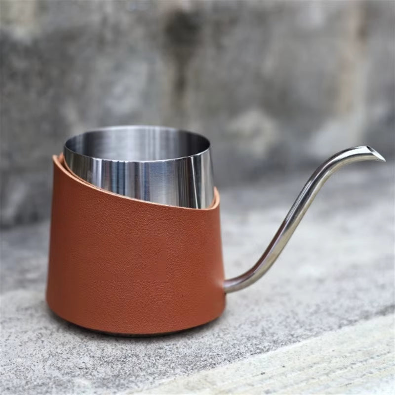 Vintage Style Coffee Grinder Gift Set Hand Drip Moka Pot Outdoor Travel Coffee Cup 304 Stainless Steel Customizable Gift Box
