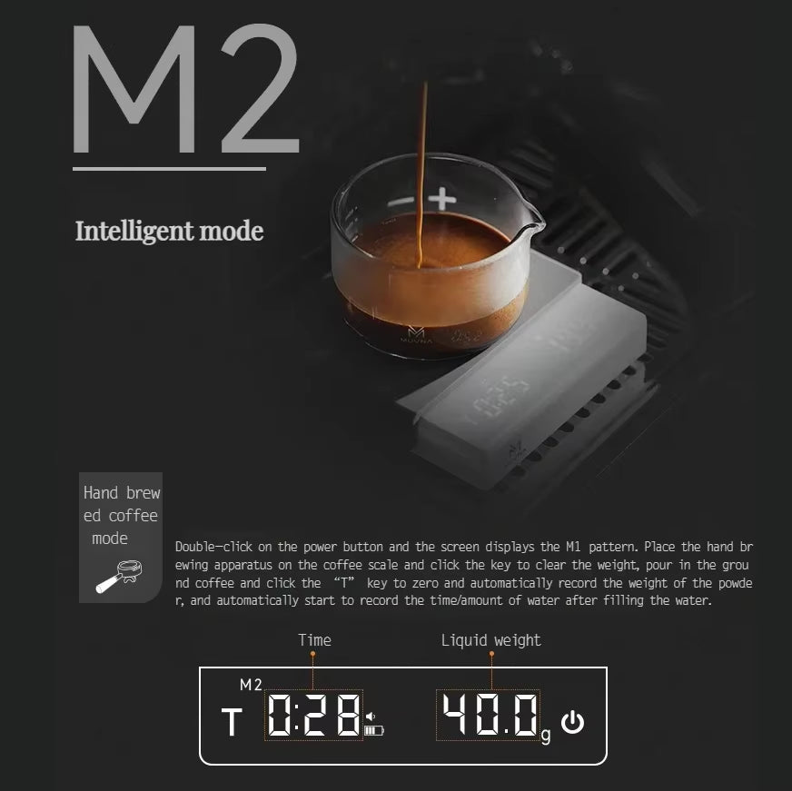 Digital Coffee Scale with Timer and Smart Kitchen Functionality
