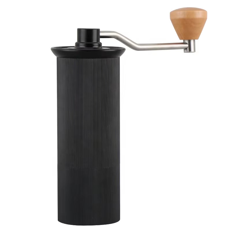 Stainless Steel Manual Coffee Grinder with Adjustable Settings for Home Use - Easy to Clean