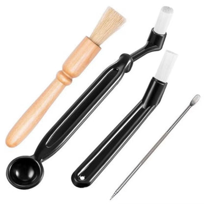 Multifunctional Coffee Machine Cleaning Brush Set for Professional Use in Coffee Shops