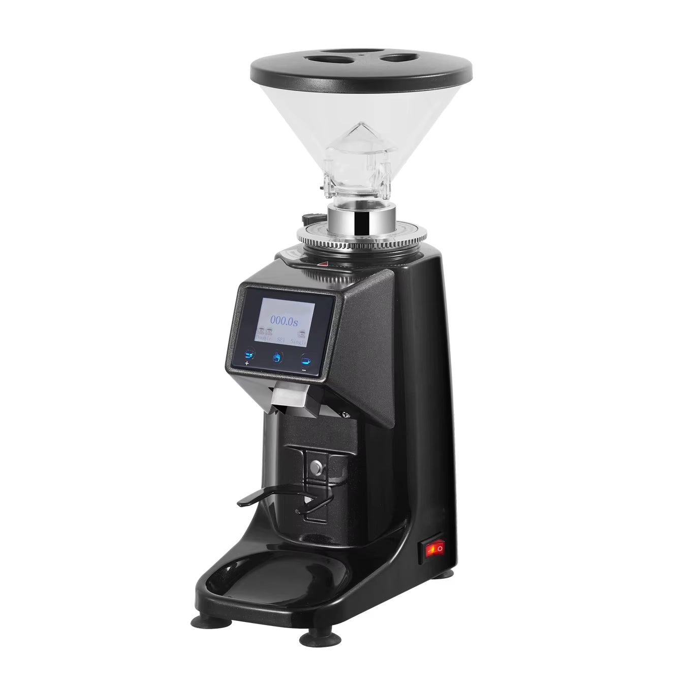 Commercial LED Screen Espresso Grinder 60Mm Burr Electric Coffee Grinder Machine