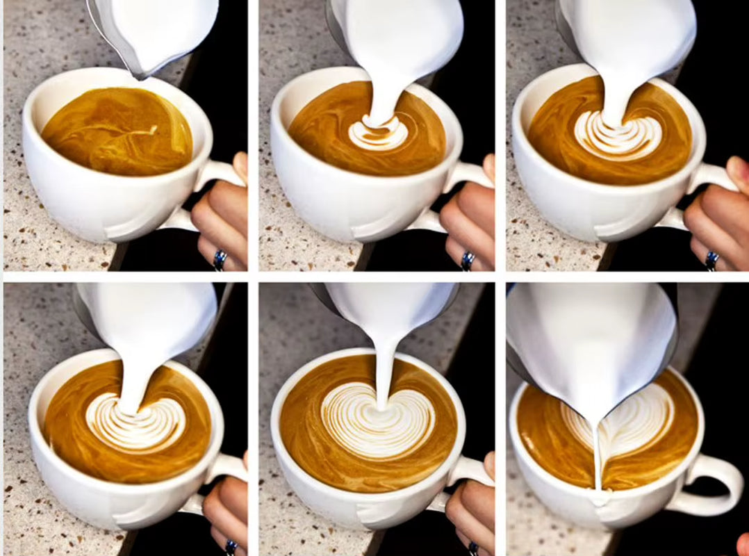 Stainless Steel Milk Frothing Pitcher for Latte Art - 350/500ml Capacity Coffee Jug for Espresso Machines