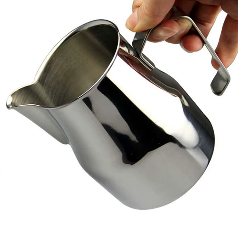 Stainless Steel Milk Frothing Pitcher for Latte Art - 350/500ml Capacity Coffee Jug for Espresso Machines