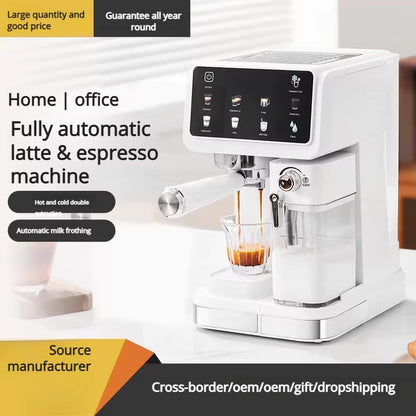 2025 Fully Automatic Commercial Espresso Coffee Machine with Grinder - Office Smart Coffee Bean to Cup Dr GT2
