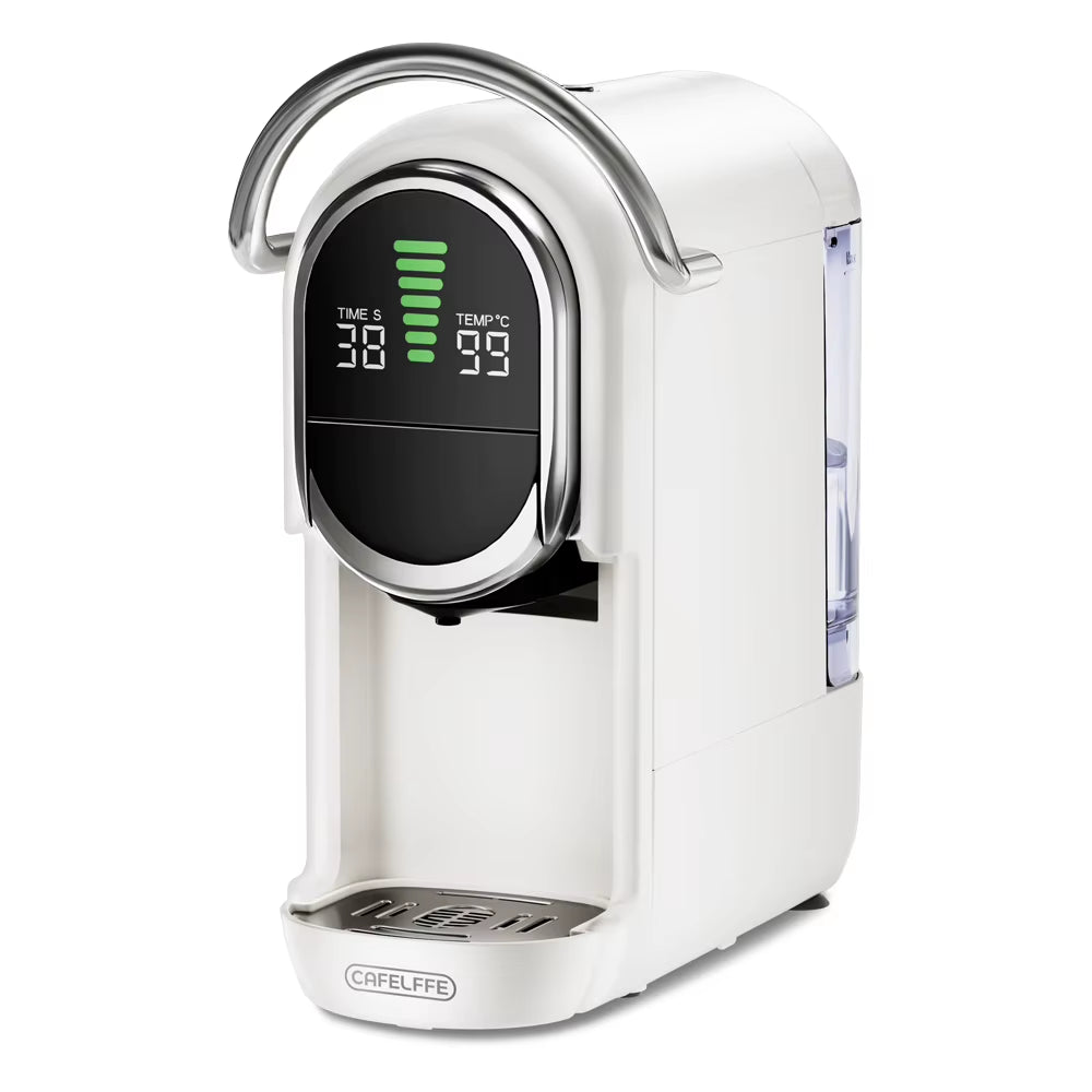 Cafelffe MK-609S 6-in-1 Coffee Machine with 20 Bar Pressure, 7 Adjustable Water Levels, 600ml Tank, and Hot/Cold Espresso Brewing Capability