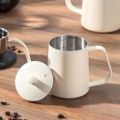 350ML Stainless Steel Hand Drip Pour over Coffee Maker with Lid