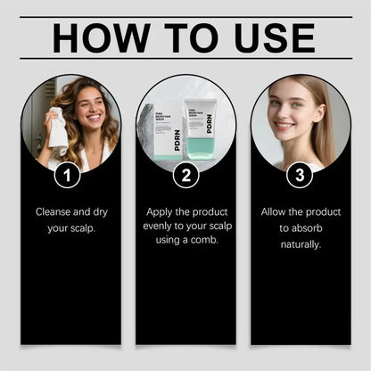 Pdrn Reedle Shot Brush Hair Serum - Nourishing and Strengthening Essence for Daily Scalp Care and Enhanced Scalp Health