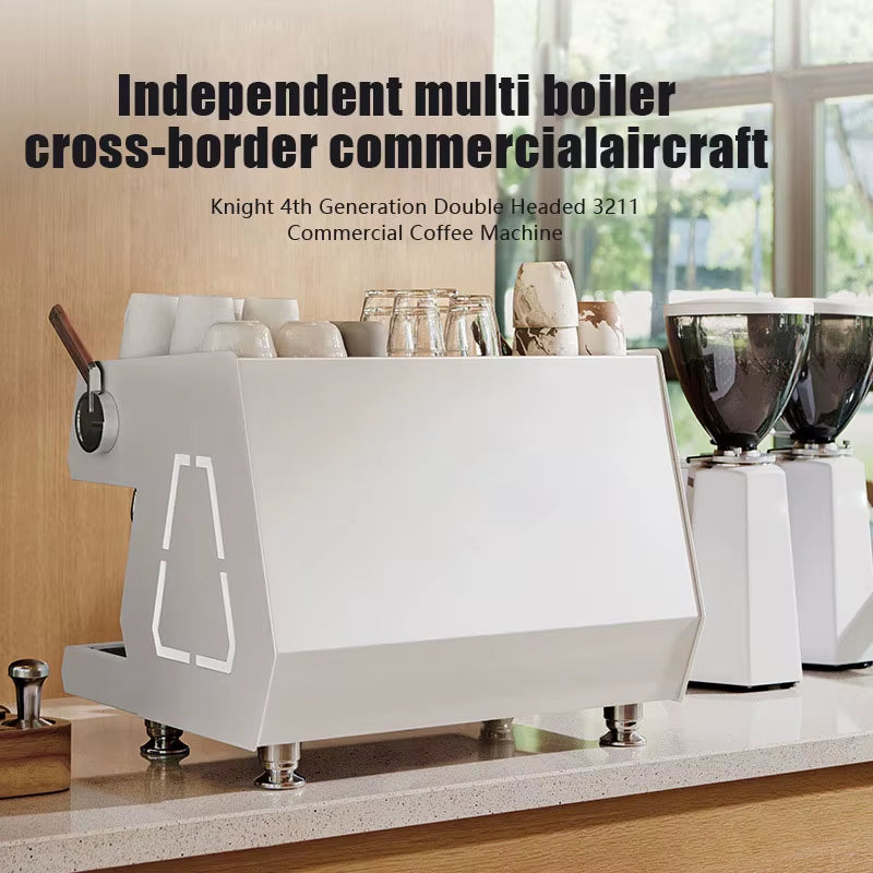 Premium Commercial Espresso Coffee Machine with Smart Automatic Boiler for Professional Use