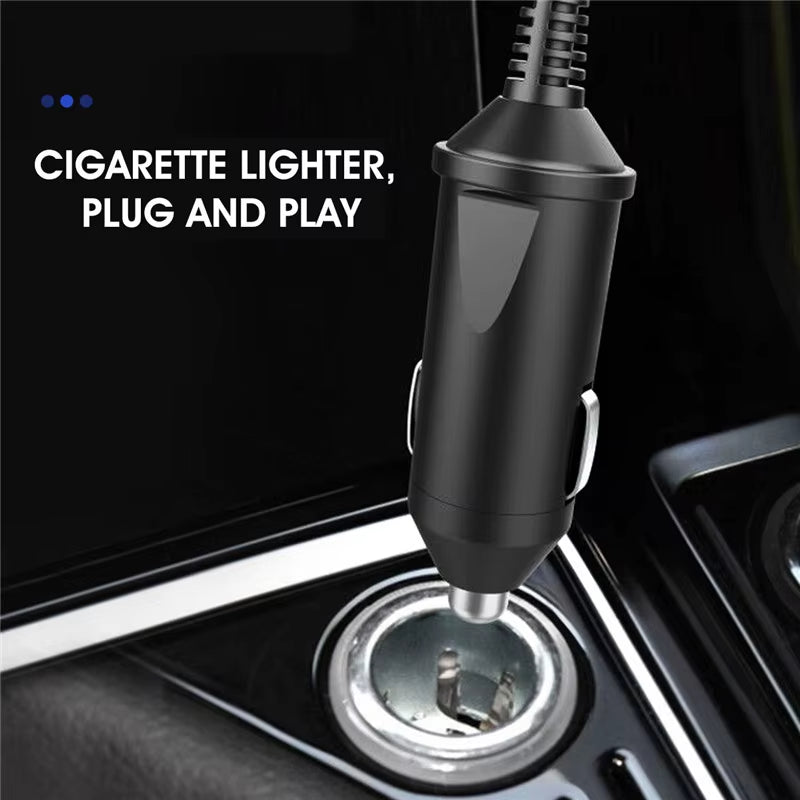 Portable Electric Car Kettle with Adjustable Temperature Control and Dry Burn Protection for Coffee and Tea
