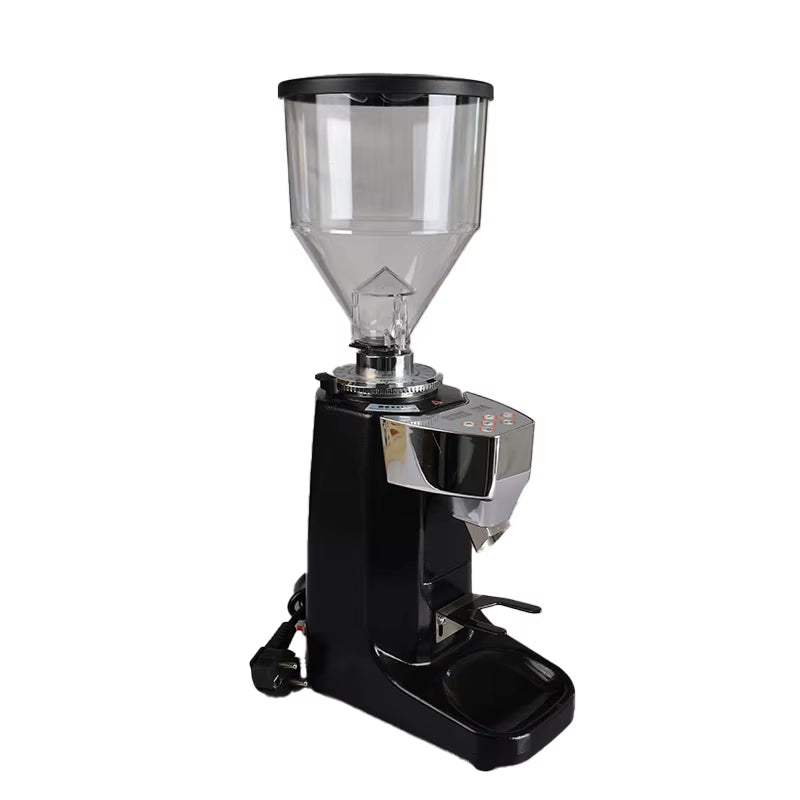 Heavy-Duty 74Mm Commercial Coffee Bean Grinder Touch Screen Stainless Steel Aluminum Design Coffee Grinder