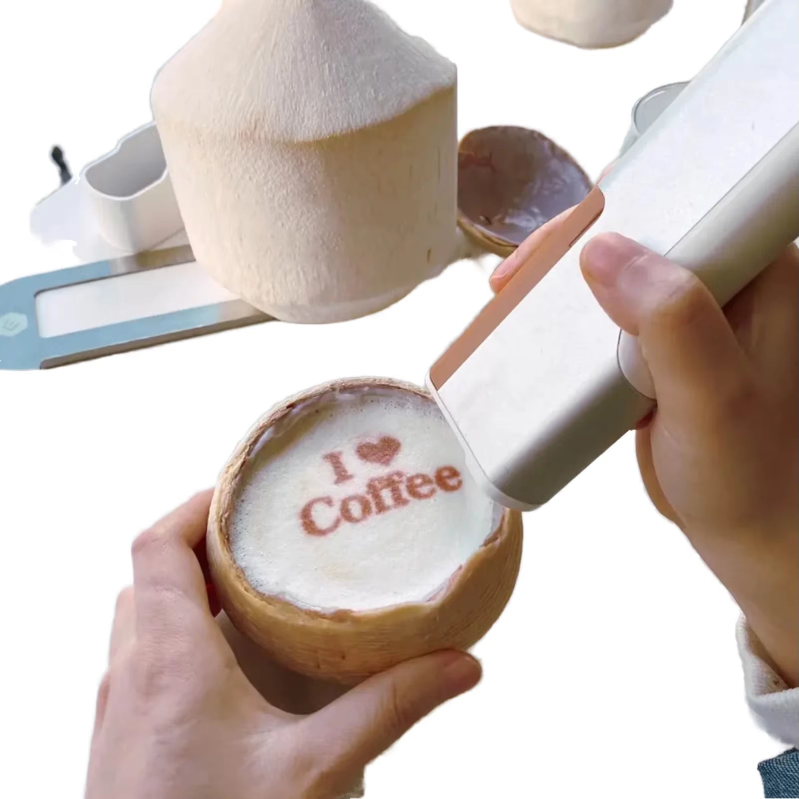 EVEBOT Handheld 3D Food Printing Pen - DIY Edible Printer for Cakes, Cookies, Bread, and Coffee Latte Art
