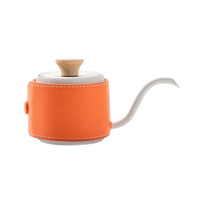 Stainless Steel Hand Brewed Coffee Pot with Hanging Ears, Portable Teapot for Outdoor Camping