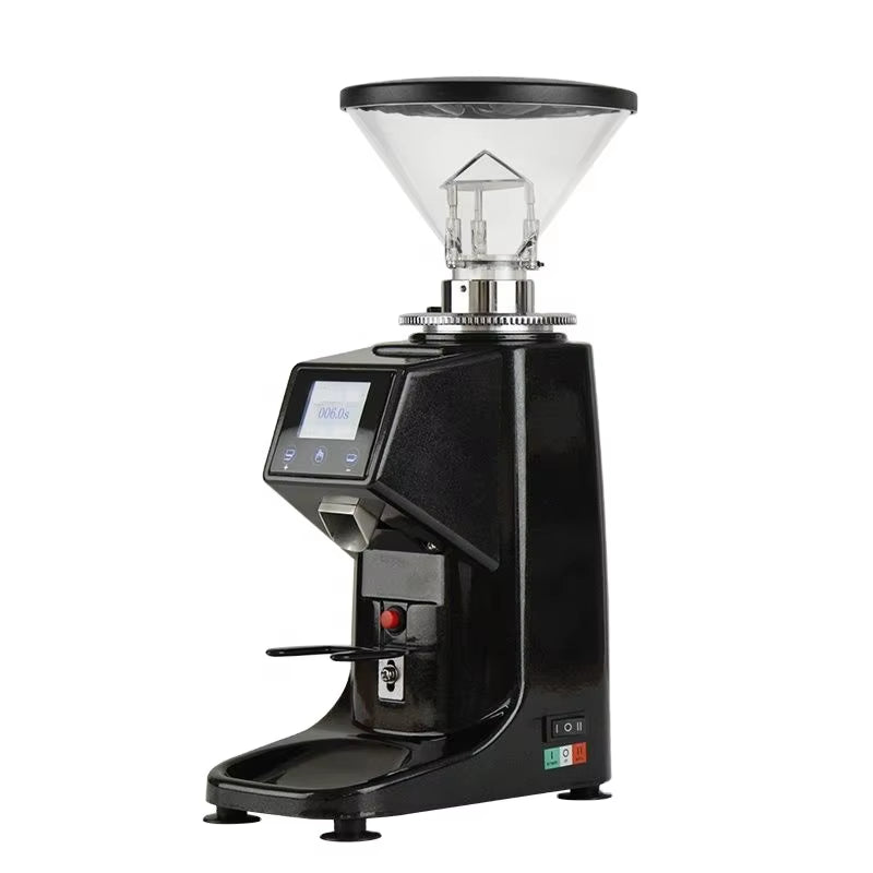 Commercial LED Screen Espresso Grinder 60Mm Burr Electric Coffee Grinder Machine