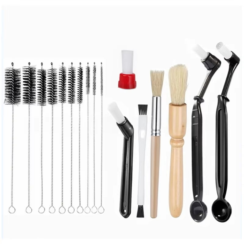Multifunctional Coffee Machine Cleaning Brush Set for Professional Use in Coffee Shops