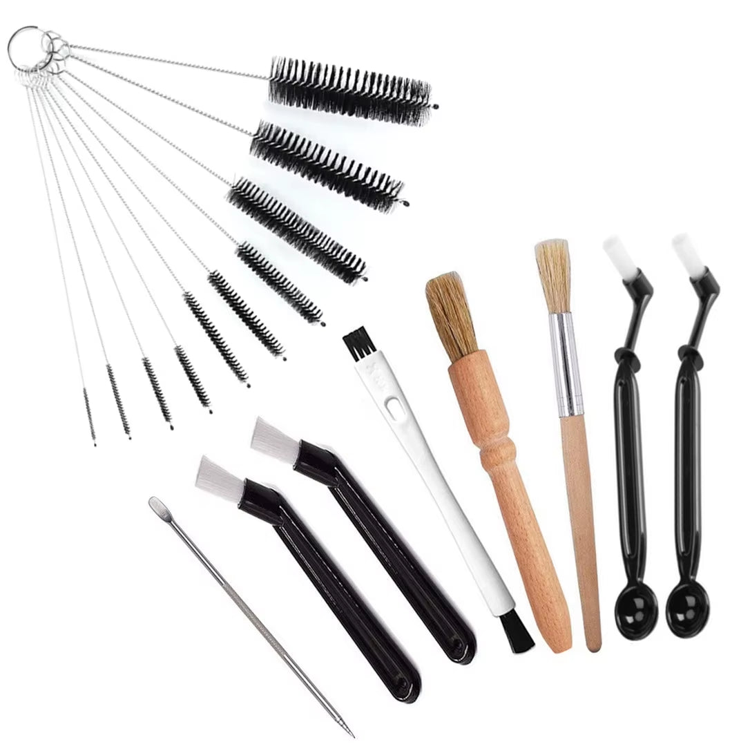Multifunctional Coffee Machine Cleaning Brush Set for Professional Use in Coffee Shops