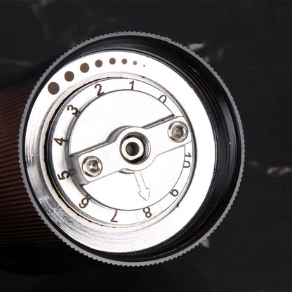 Stainless Steel Manual Coffee Grinder with Adjustable Settings for Home Use - Easy to Clean