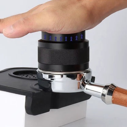 Stainless Steel Alloy Espresso Coffee Tamper Coffee Dispenser Tamper 51/53/58Mm Distributor/Leveler Tool
