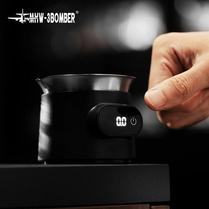 ESP High-Precision Digital Espresso Scale - 200G/0.1G with LED Display and USB Charging