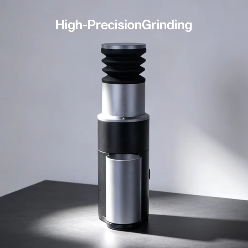 Portable Rechargeable 38mm Conical Burr Coffee Grinder with USB Type-C Charging for Espresso and Pour-Over Coffee