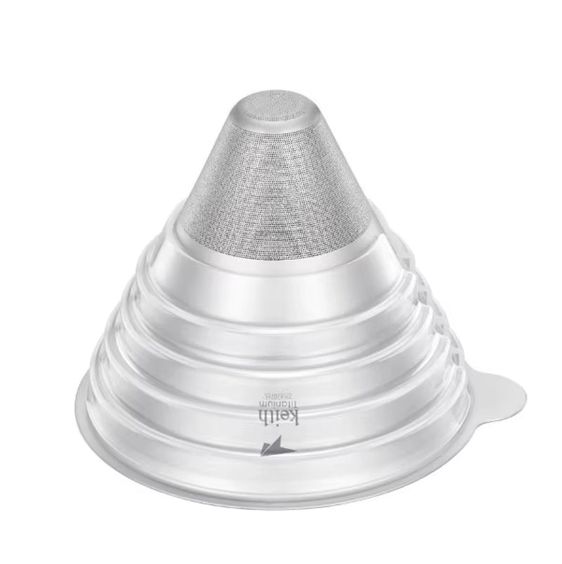 Keith Titanium Ti3661 Flavorguard Titanium Coffee Funnel and Filter
