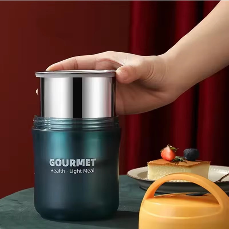 500Ml Camping Portable Stainless Steel Thermal Hot Porridge Cup Food Container Drink Bottle with Lid Soup Cup Breakfast Mug