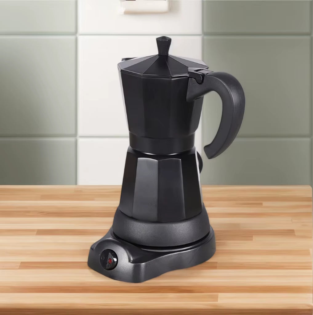 Home Use Multifunction Electric Moka Coffee Pot with Stainless Steel