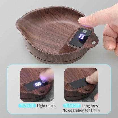 Precision Electronic Coffee Scale with 0.1G Accuracy for Espresso and Bean Measurement - Featuring ABS Display Tray and Essential Barista Accessory