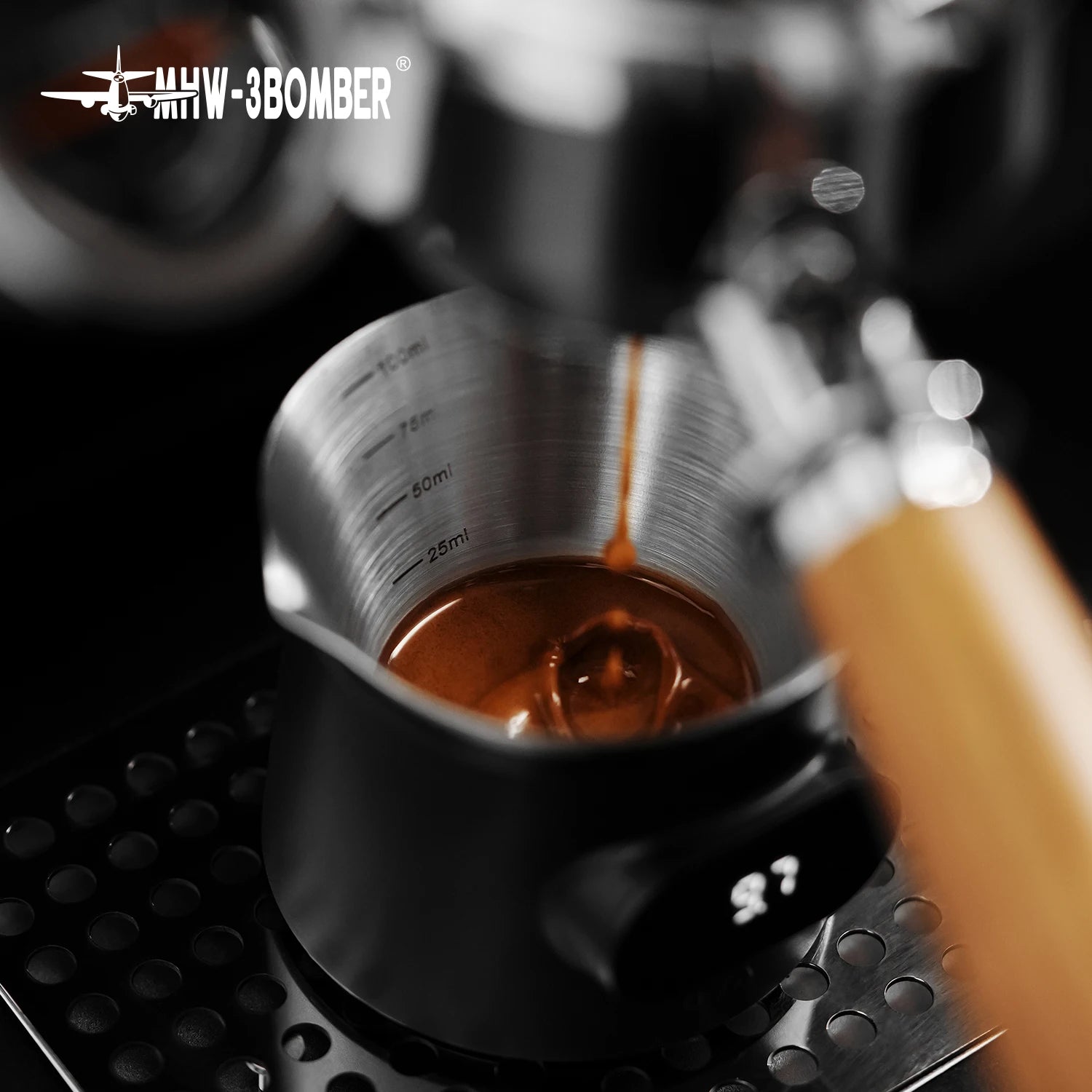 ESP High-Precision Digital Espresso Scale - 200G/0.1G with LED Display and USB Charging