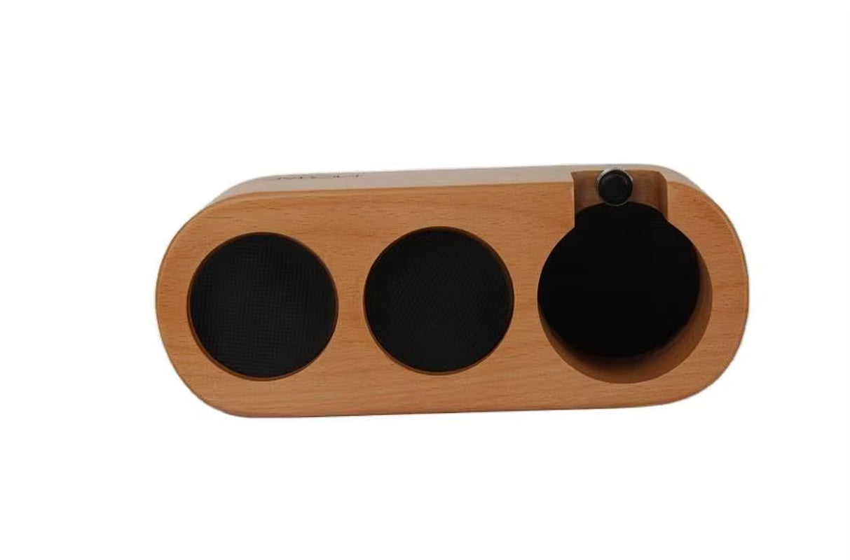 MOJAE 51mm Wooden Coffee Tamper Station with Three Holes - Coffee Tool Holder