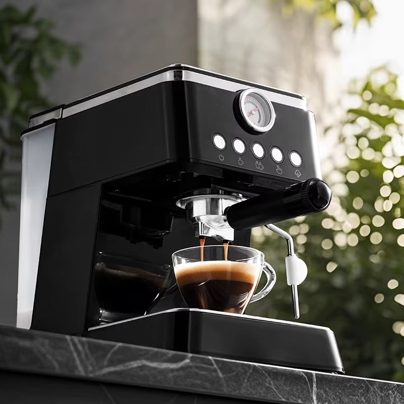Hot OEM Professional Espresso Machine Home/Commercial Coffee Maker Cappuccino with Steam Wand