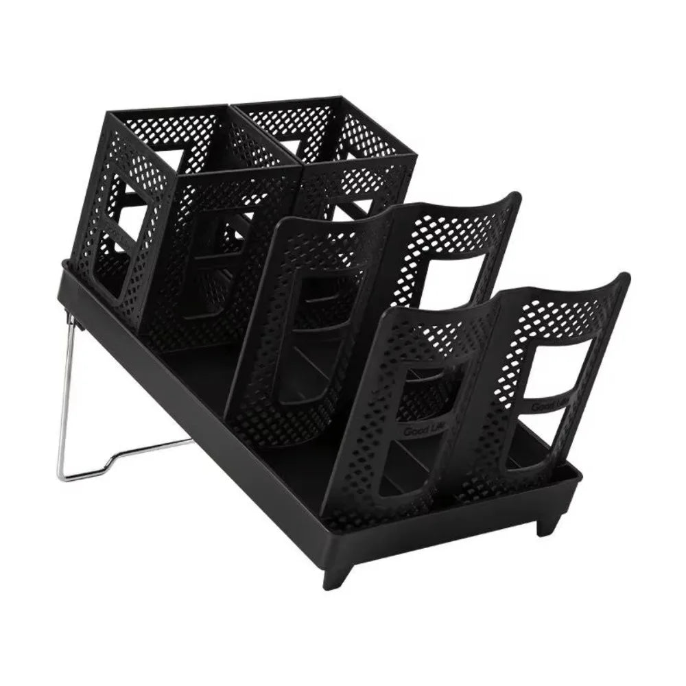 Multifunctional Detachable Coffee Cup Storage Rack with Ample Capacity and Space-Efficient Design