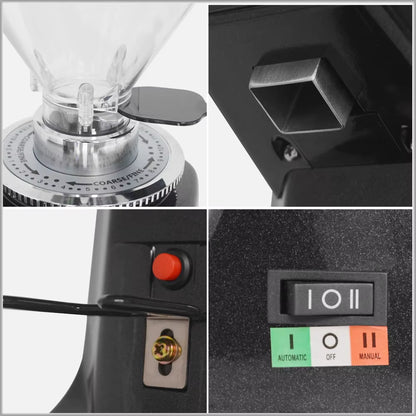 Commercial LED Screen Espresso Grinder 60Mm Burr Electric Coffee Grinder Machine