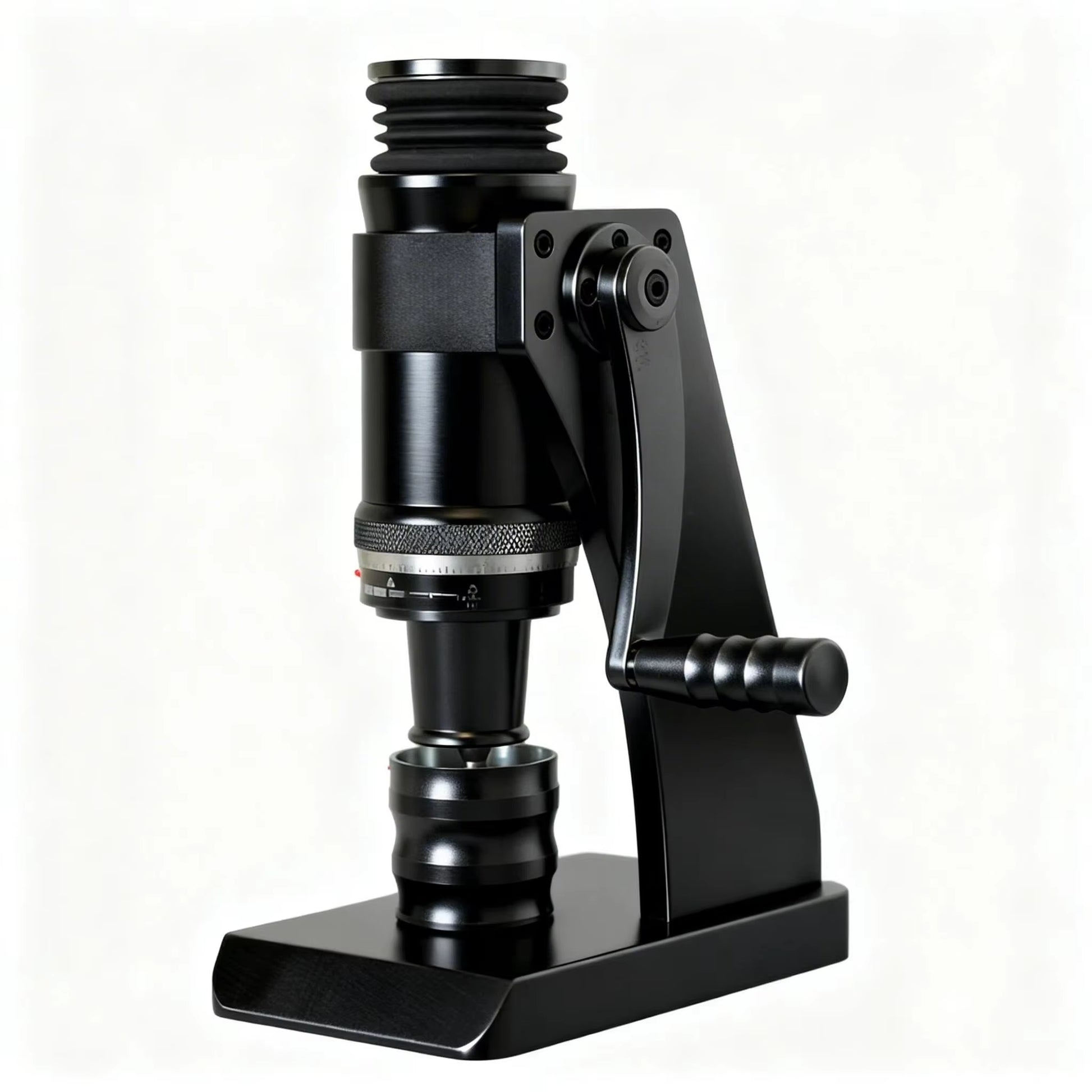 Titanium-Coated 63mm Ghost Tooth Conical Burr Manual Coffee Grinder for Home and Outdoor Use