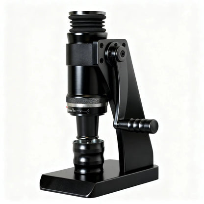 Titanium-Coated 63mm Ghost Tooth Conical Burr Manual Coffee Grinder for Home and Outdoor Use