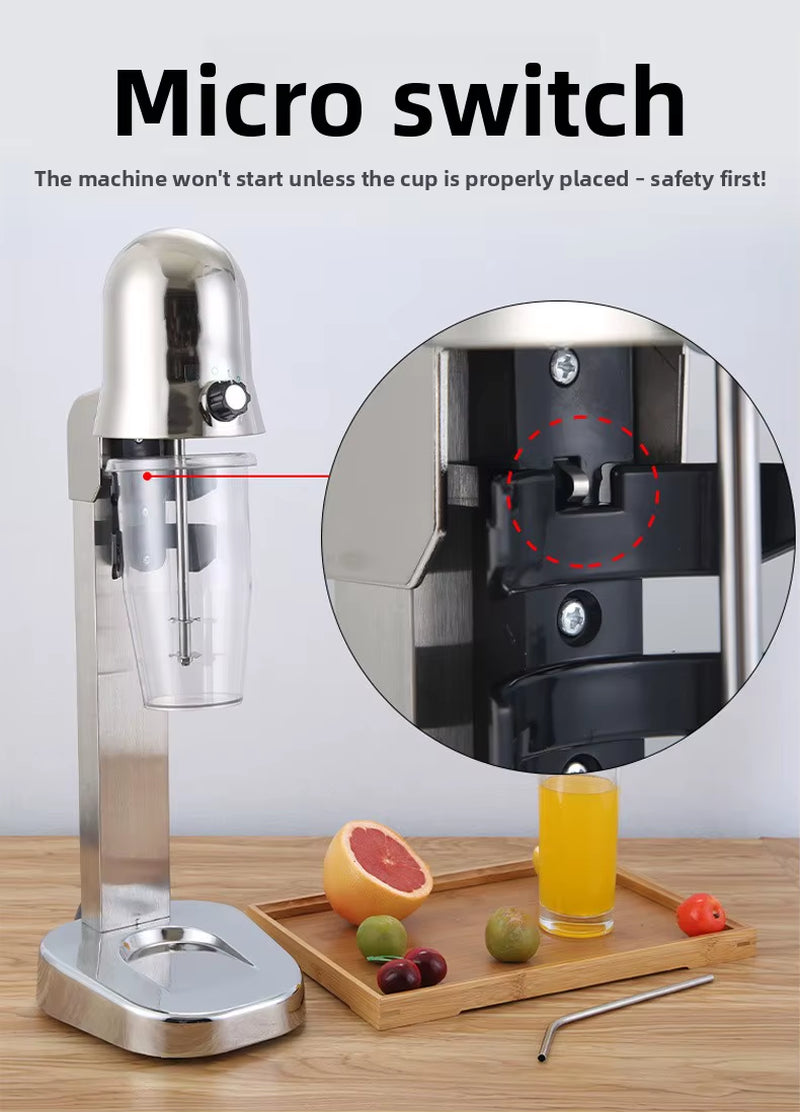 MS1R Professional Bubble Tea Blender and Multi-Function Food Processor with Automatic Milk Frother and Shaker