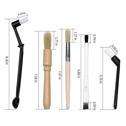 Multifunctional Coffee Machine Cleaning Brush Set for Professional Use in Coffee Shops