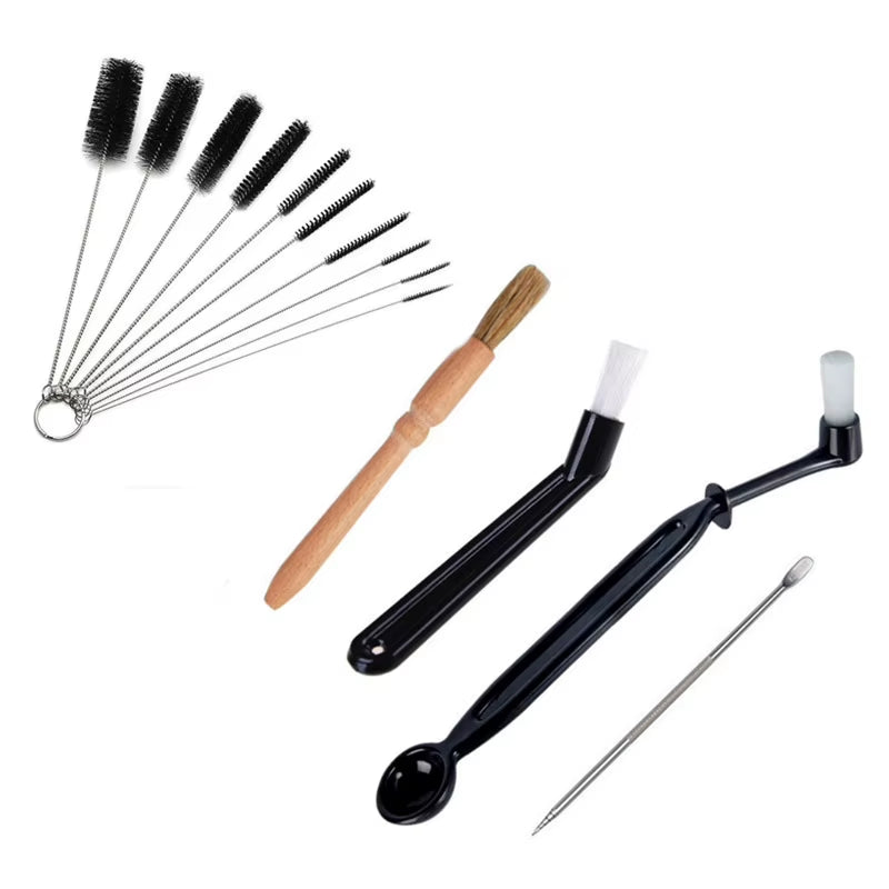 Multifunctional Coffee Machine Cleaning Brush Set for Professional Use in Coffee Shops